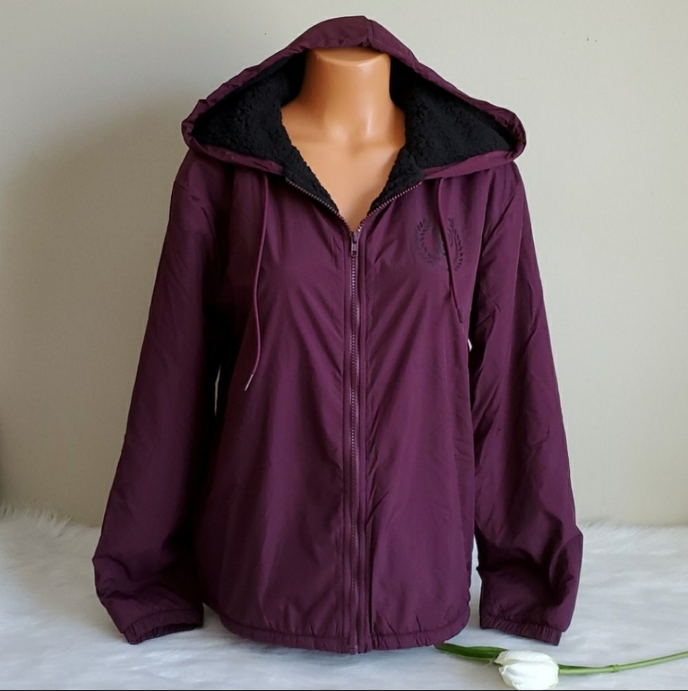 SHERPA LINED ANORAK PINK VICTORIA'S SECRET SIZE XS/S - Picture 2 of 4